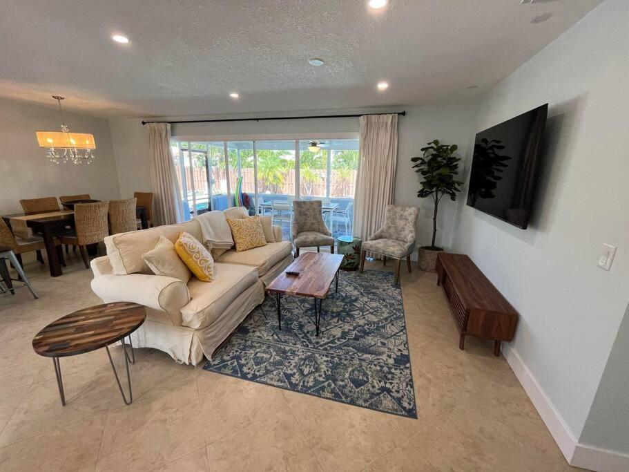 Paradise 4 Min To The Beach With Private Heated Pool Deerfield Beach Ngoại thất bức ảnh